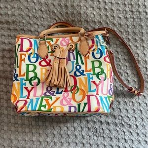 Dooney & Bourne Ranbow Logo Monogram Retro GRAFICA Crossbody